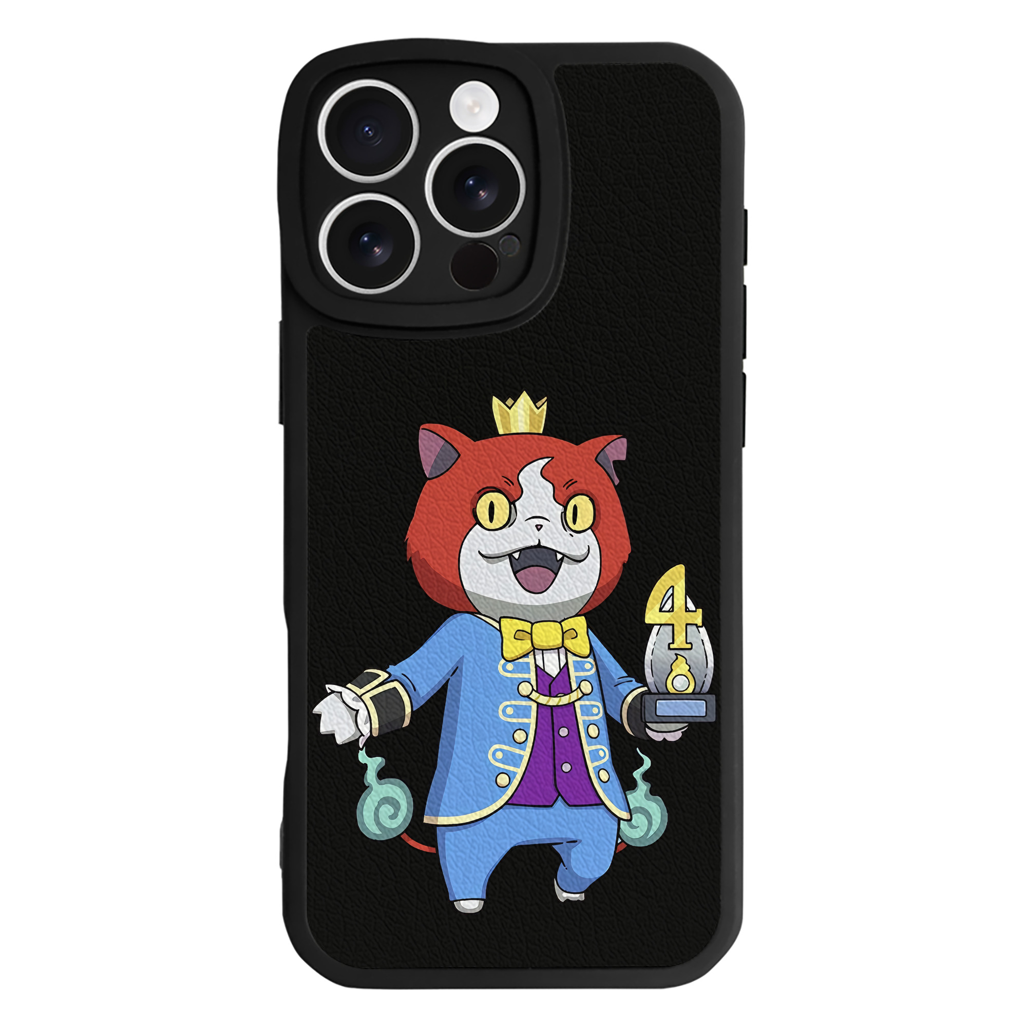 （画像用） 妖怪ウォッチ Yo-kai Watch 【iPhone 16シリーズ対応】シリコンスマホケース（レザー調） 材質：シリコン